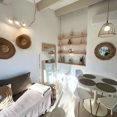 Mitoyenne T2 Climatisee Avec Piscine Et Parking, Vue Pinede - Fr-1-607-237 阿格德