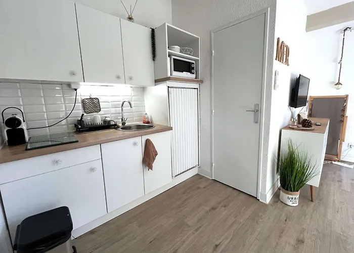 Mitoyenne T2 Climatisee Avec Piscine Et Parking, Vue Pinede - Fr-1-607-237 度假居 *