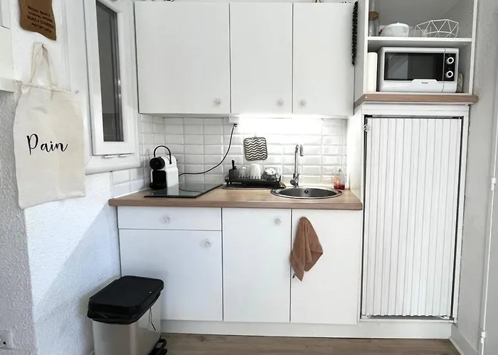 Holiday home Mitoyenne T2 Climatisee Avec Piscine Et Parking, Vue Pinede - Fr-1-607-237 *