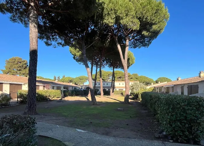 Mitoyenne T2 Climatisee Avec Piscine Et Parking, Vue Pinede - Fr-1-607-237 * Agde